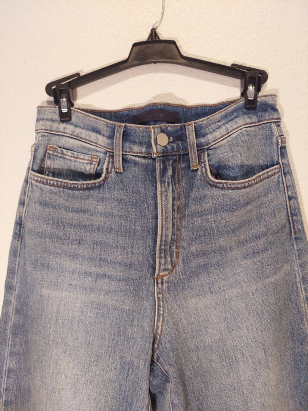 Joe's Jeans The Mia High Rise Wide Leg Ankle Raw Hem Jeans 26 - Picture 3 of 15